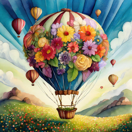 Hot Air Ballooning Adventures Cushion Cover