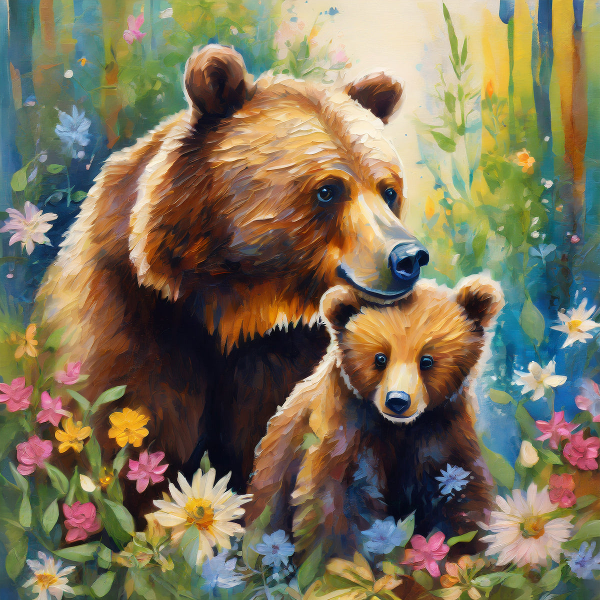 Mumma Bear Cushion Cover