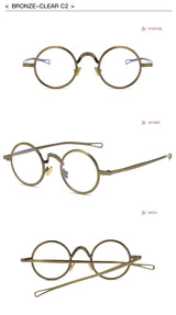Frank's Round Metal Sunglasses UV400 Sun Glasses