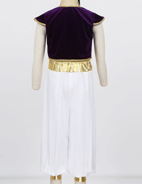 Aladdin Costume Kids Boys Arabian Prince Costume