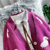 Fluffy Sheep Thick Sweater Cardigan