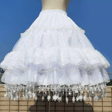 Lunar Star Lolita Petticoat Adjustable Fish Bone Carmen Skirt
