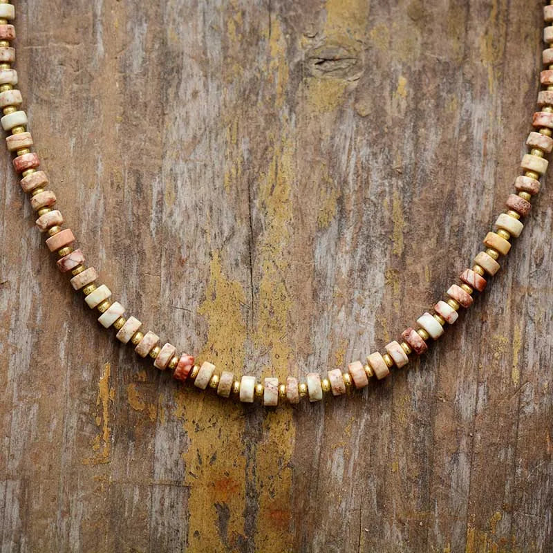 Earthly Natural Stones Beaded Necklace