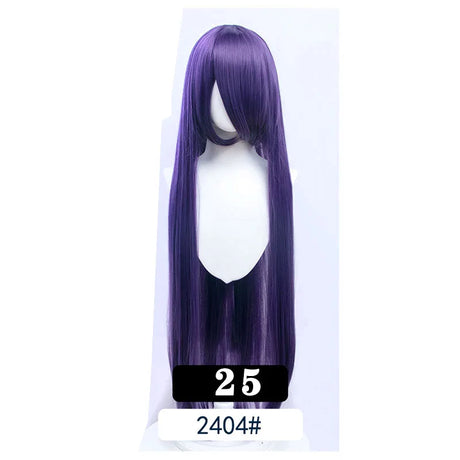 Extra Long Wavy or Straight Wigs with Full Bangs Heat Resistant