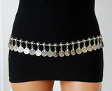 Gypsy Silver Shimmy Belts Belly Dance Hip Jewellery