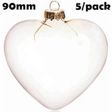 Five DIY Paintable Fillable Christmas Decoration Ornament 120*100mm Snowflake