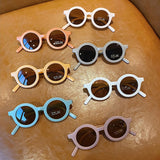 Children's Round Sunglasses Outdoor Eyes Protection For Kids 7 Colours