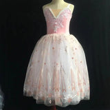 Sweetness Long Ballet Tutu Dress Contemporary Dance Ballerina Dress Costumes