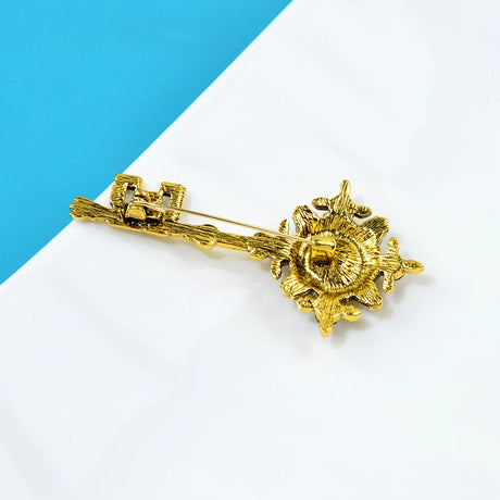 Antique Key Brooch