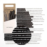 Poetry and Prose Word Sentence Stickers Art Journal Scrapbooking Stickers