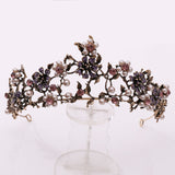 Duchess Delilah Baroque Crystal Pearls Tiaras