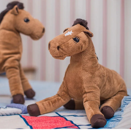 Star Brown Horse Plushie Toy