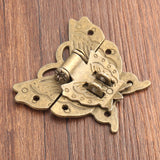 Antique Bronze Butterfly Hasp Latch Wooden Box Clasp Furniture Hardware