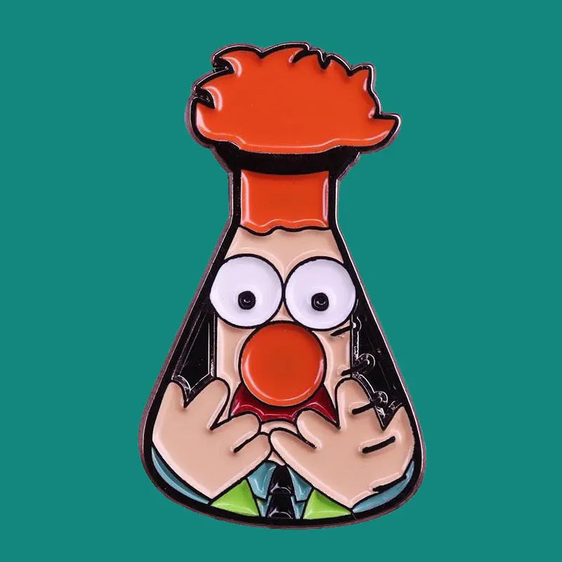 Beaker Muppet Enamel Lapel Pins Badge Woodland Gatherer Australia BNPL