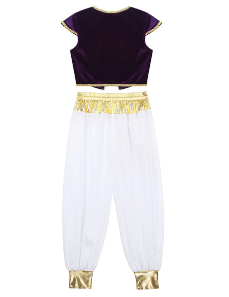 Aladdin Costume Kids Boys Arabian Prince Costume