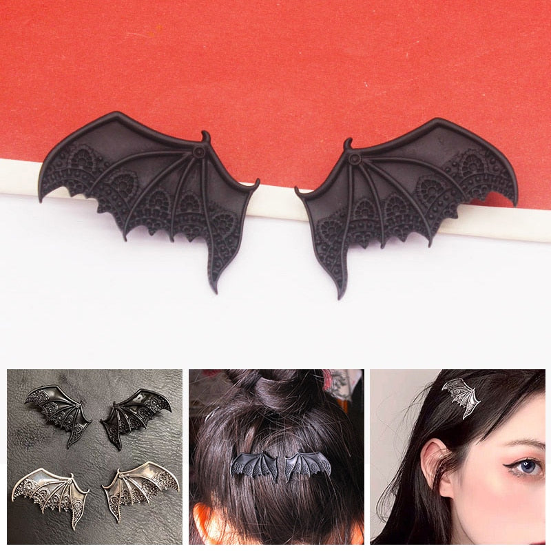 Bat Wings Hair Clips