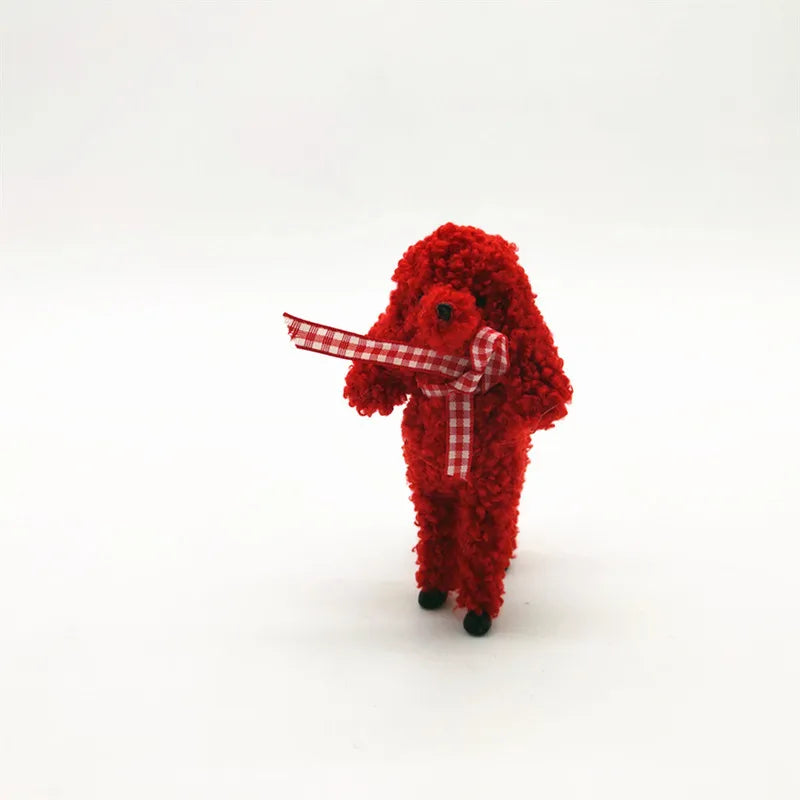 9cm Teddy Dog Mini Poodle Plushie Toy