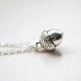 Two Oak Acorn Necklaces