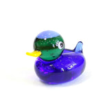 Glass Duck Mini Figurines Tea Pets