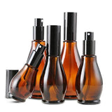 Amber Glass Spray Pump and Dropper Bottles