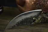 The Fisherman's Knife Steel Blade Handmade Forged Utility Boning Chef Cleaver