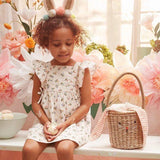 Easter Bunny Straw Basket Easter Egg Hunt