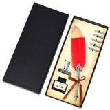 Calligraphy Feather Quill Fountain Pen Set Gift Box