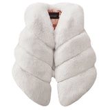 Baby Girls Faux Fur Vest Winter Outfits Kids Warm Sleeveless Coat Infant Toddler 6M-7Y Outerwear