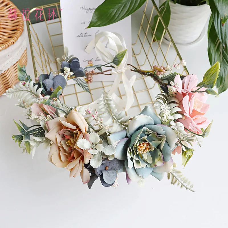 Patty's Flower Garland Headpiece