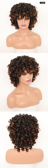 Ringlet Wigs Orange Pink Blonde Cosplay Wigs