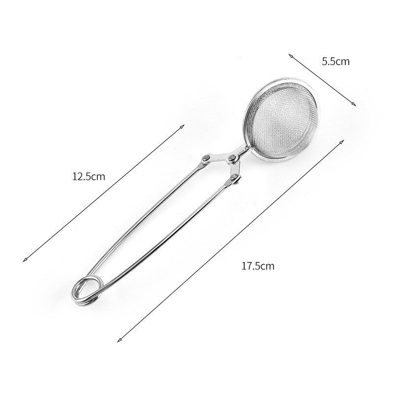 Tea Infuser Ball Stirrer Stainless Steel Mesh Tea Strainer