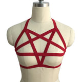 Pentagram Punk Harness Cage Body Harness