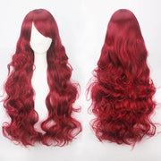 Extra Long Wavy or Straight Wigs with Full Bangs Heat Resistant