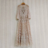 Amelia's Beaded Sequinned Embroidered Spring Season Dress