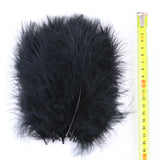 50/100 Pcs Black Goose Chicken Pheasant Feathers DIY Crafts