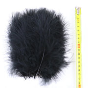50/100 Pcs Black Goose Chicken Pheasant Feathers DIY Crafts