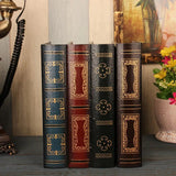 Old Books Wooden Storage Box Book Shelf Decoration