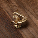 Golden Mermaid Dresser Knobs Furniture Handles Drawers Hardware Cabinets Pulls