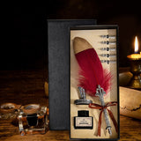 Calligraphy Feather Quill Fountain Pen Set Gift Box