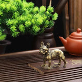 Copper Bulldog Figurine Tea Pets