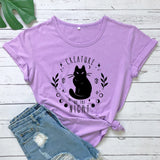 Creature Of The Night Black Cat T-shirt
