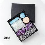 Natural Crystal Gift Sets Amethyst Clear Quartz Rose Quartz Gifts Box