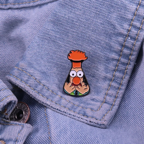 Beaker Muppet Enamel Lapel Pins Badge
