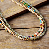 Earthly Natural Stones Beaded Necklace