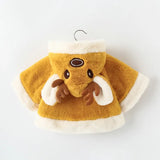 Christmas Deer Plush Baby Jacket