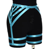 Pearlescent Colours Leg Harness High Waist Garter Belt Cosplay