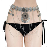 Gypsy Silver Shimmy Belts Belly Dance Hip Jewellery