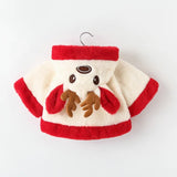 Christmas Deer Plush Baby Jacket