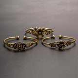 Pure Copper Flower Bangles