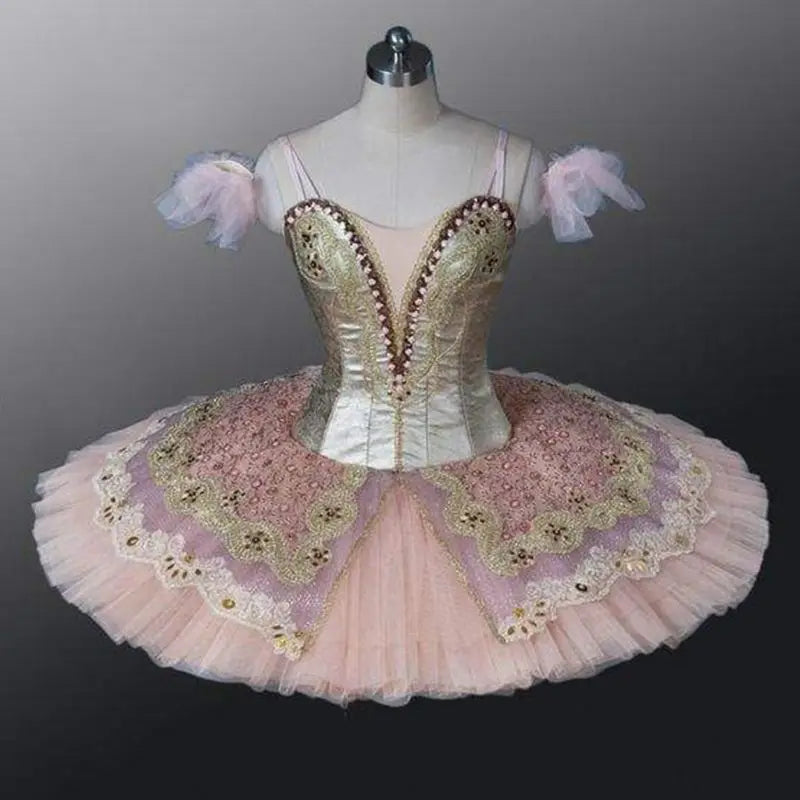 UFO Shape Ruffled Petticoat Fishbone Ballet Pancake Tutu Under Skirts